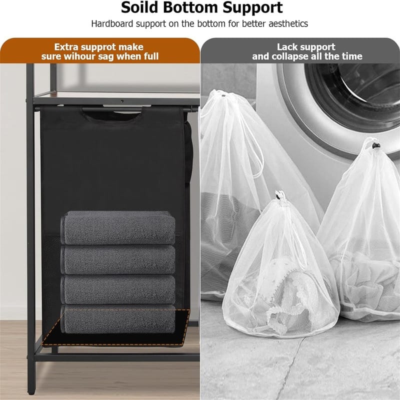 0L Large Laundry Hamper Basket with Pull Out