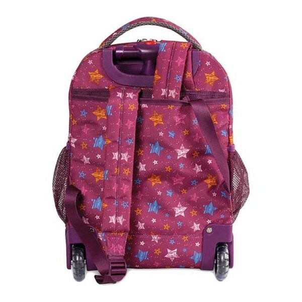 One Size Speckle J World New York Sunny Rolling Backpack