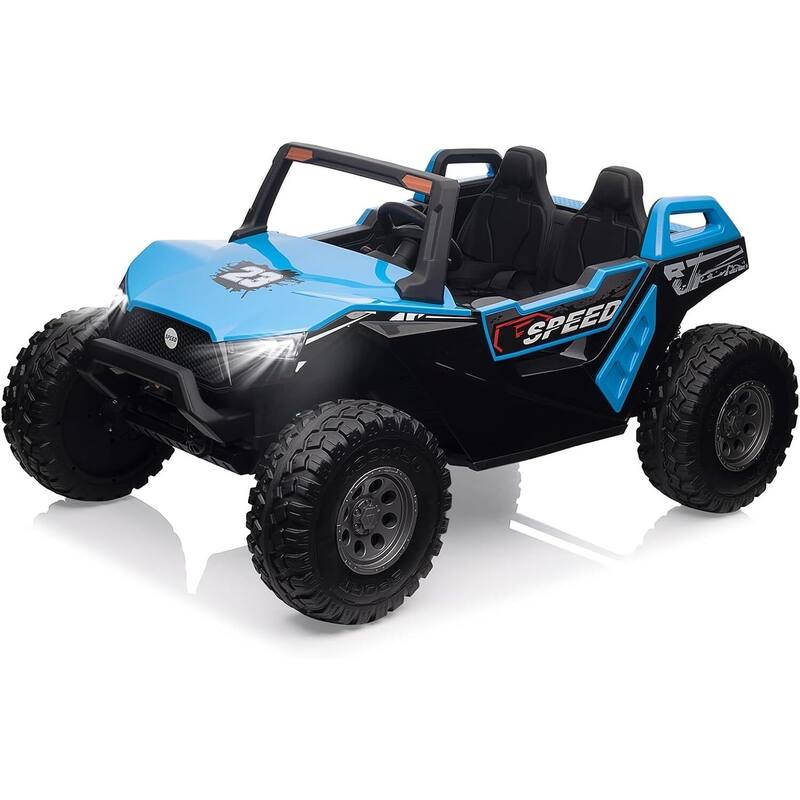 2 Seats Ride On UTV with Remote Control - Blue