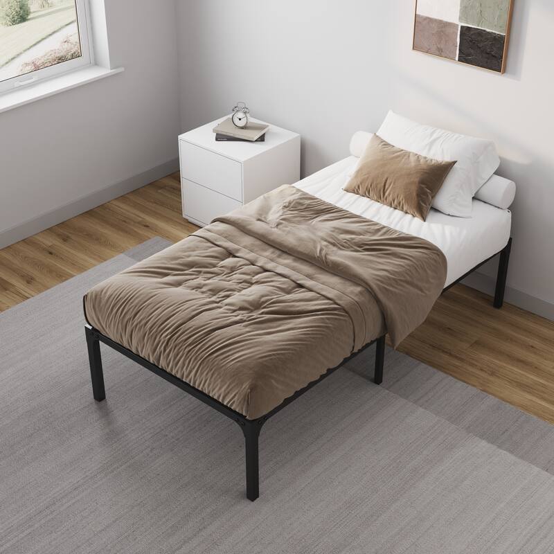 NapQueen ZETA 16 Inch Height Metal Platform Bed Frame