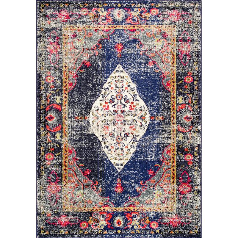 Nuloom Vintage Medallion Veronica Area Rug