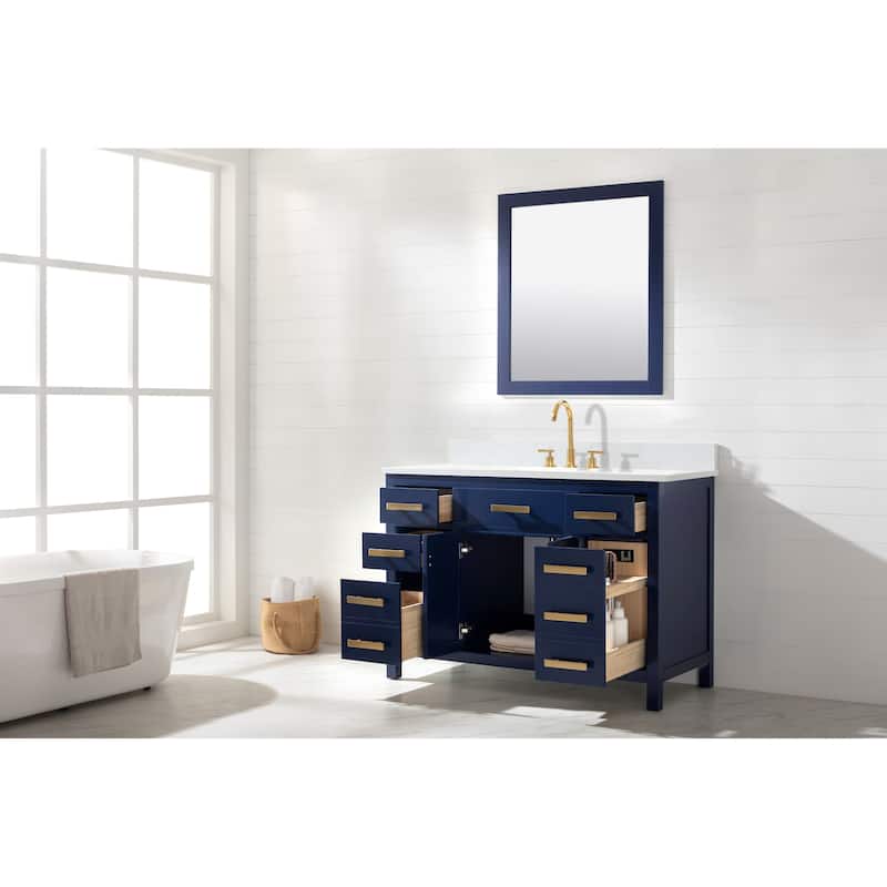 Valentino 48" Single Vanity in Blue