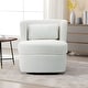 preview thumbnail 31 of 42, Upholstered Swivel Barrel Accent Chair
