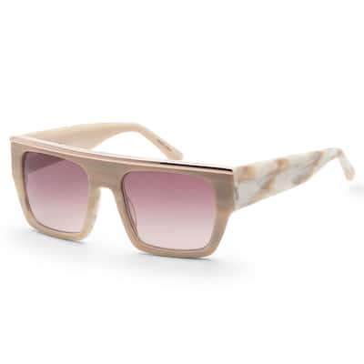 L.A.M.B. Women's 51mm Tan Marble Sunglasses
