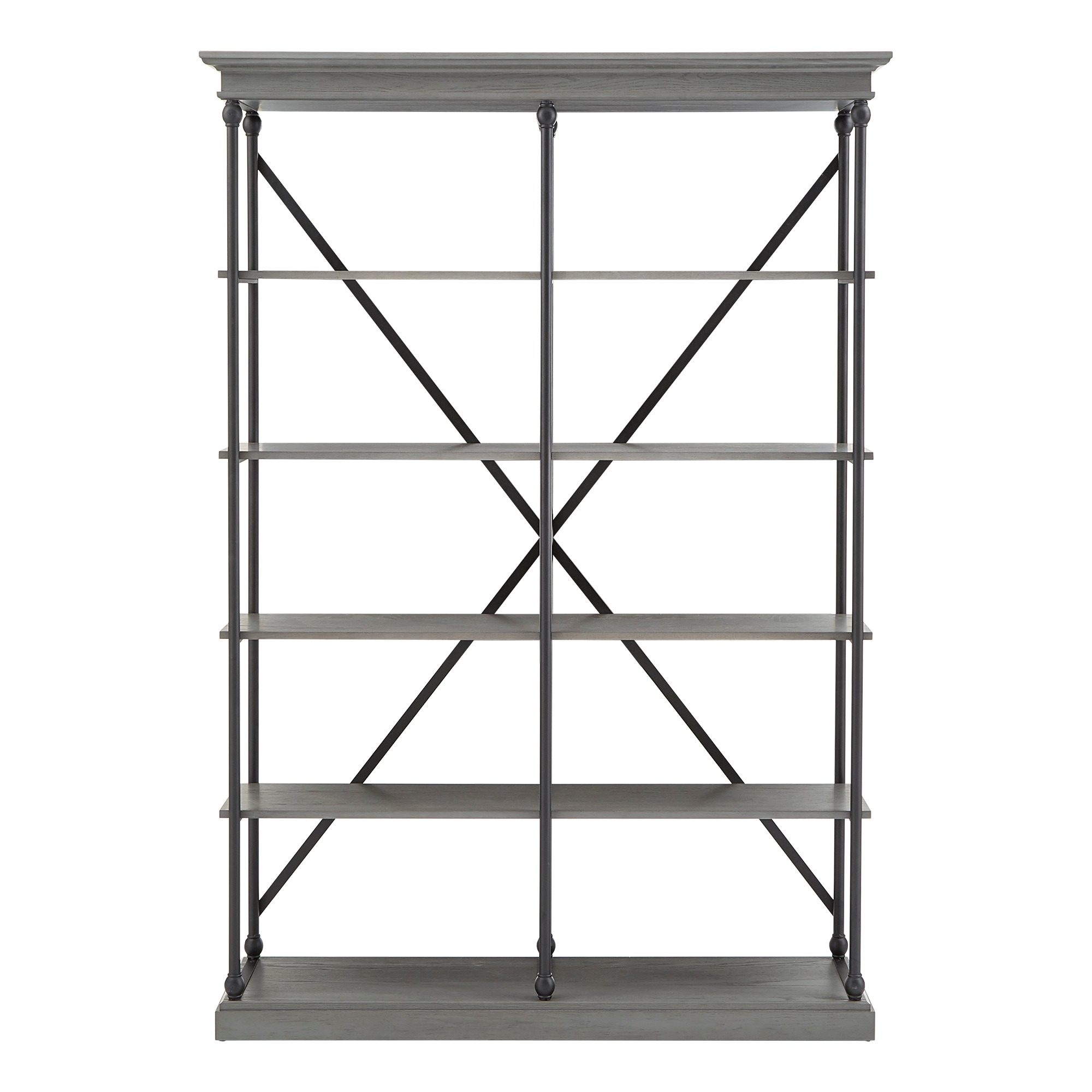 Barnstone cornice double shelving on sale bookcase by inspire q artisan