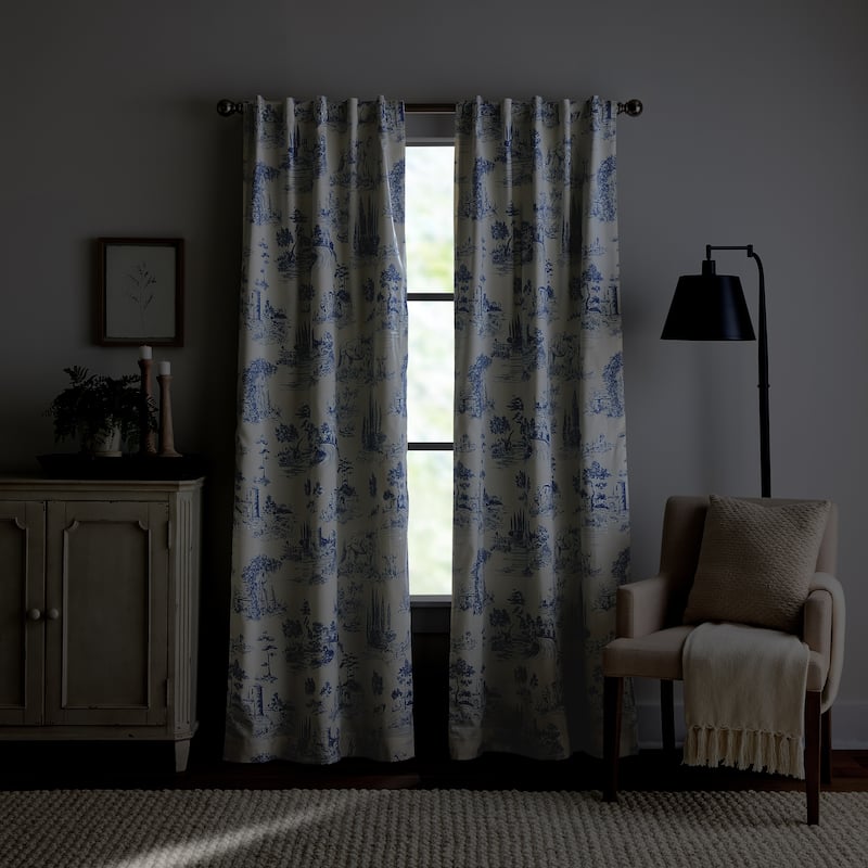 Martha Stewart Village Life Blackout Curtain Panel Pair