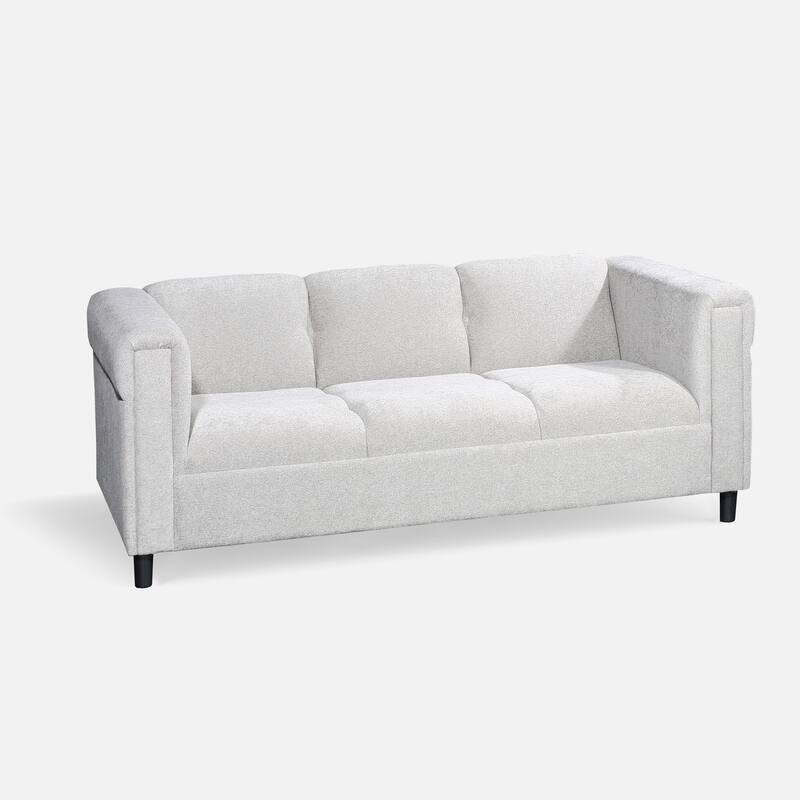 Made in USA Indoor Upholstered Fabric Sofa - Gray - 72*33*28 inches