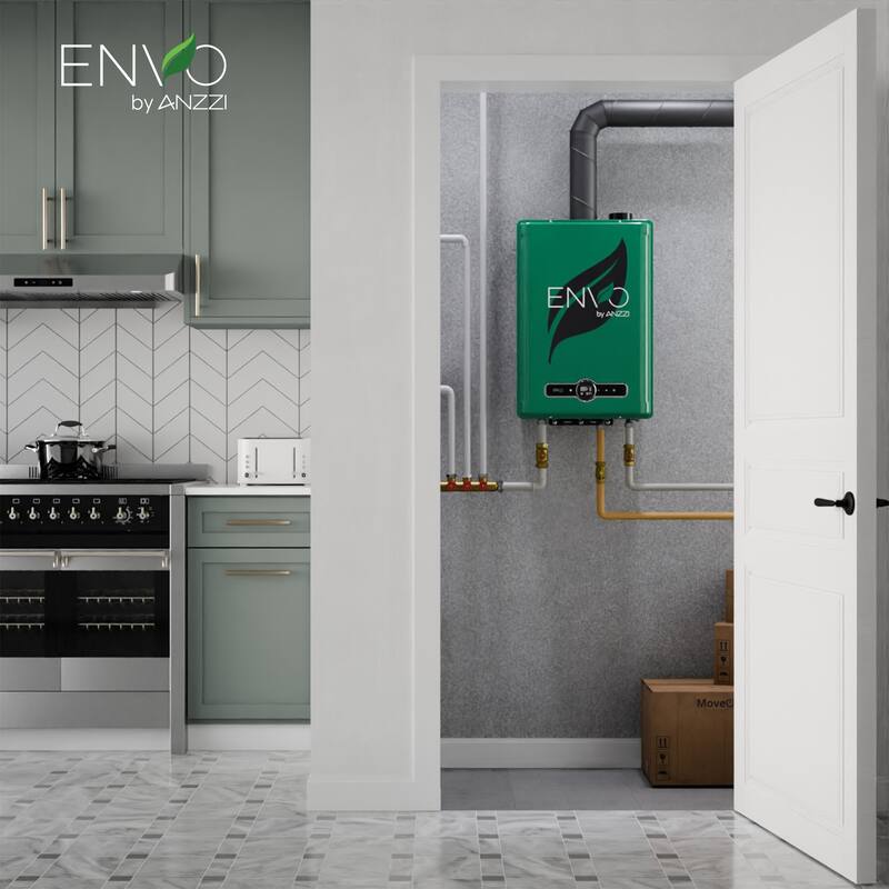 ENVO Natural Gas Tankless Water Heater with Copper Heat Exchanger & Safety Features