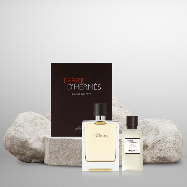 HERMES Terre d'Hermes 香水 2本セット Terre D'Hermes Men's 2 Piece Cologne Gift Set - Bed Bath & Beyond