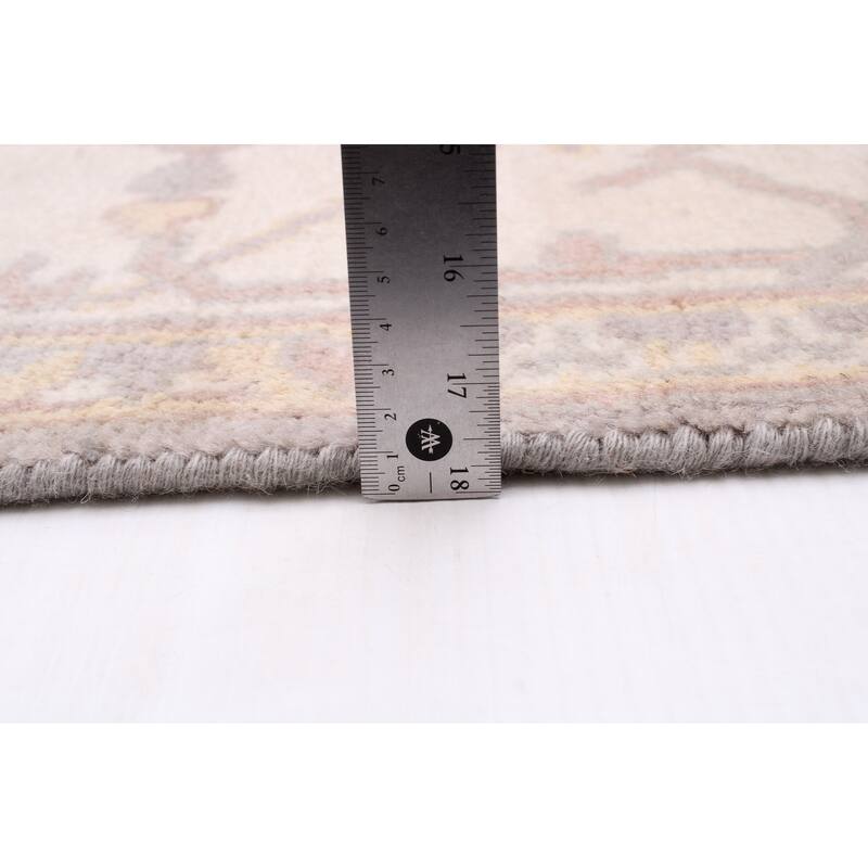 ECARPETGALLERY Hand-knotted Royal Oushak Grey Wool Rug - 9'0 x 11'10