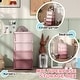 preview thumbnail 27 of 28, Rounded Edges Clothes Toy Cubby Storage with 4 Drawers Suitable for Your Sweetie - 4 Drawers