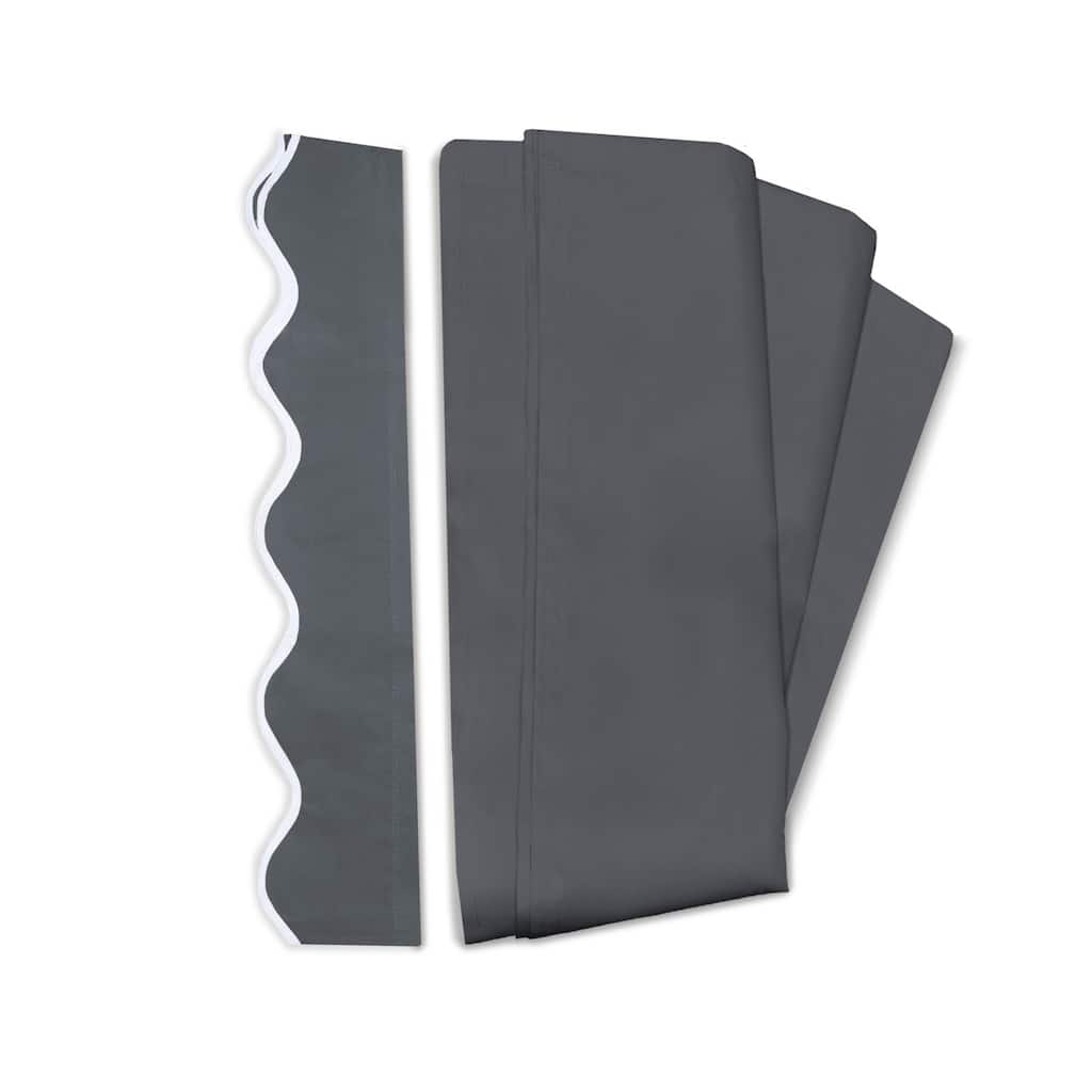 ALEKO Fabric Replacement for 16 x 10 feet Retractable Patio Awning Grey