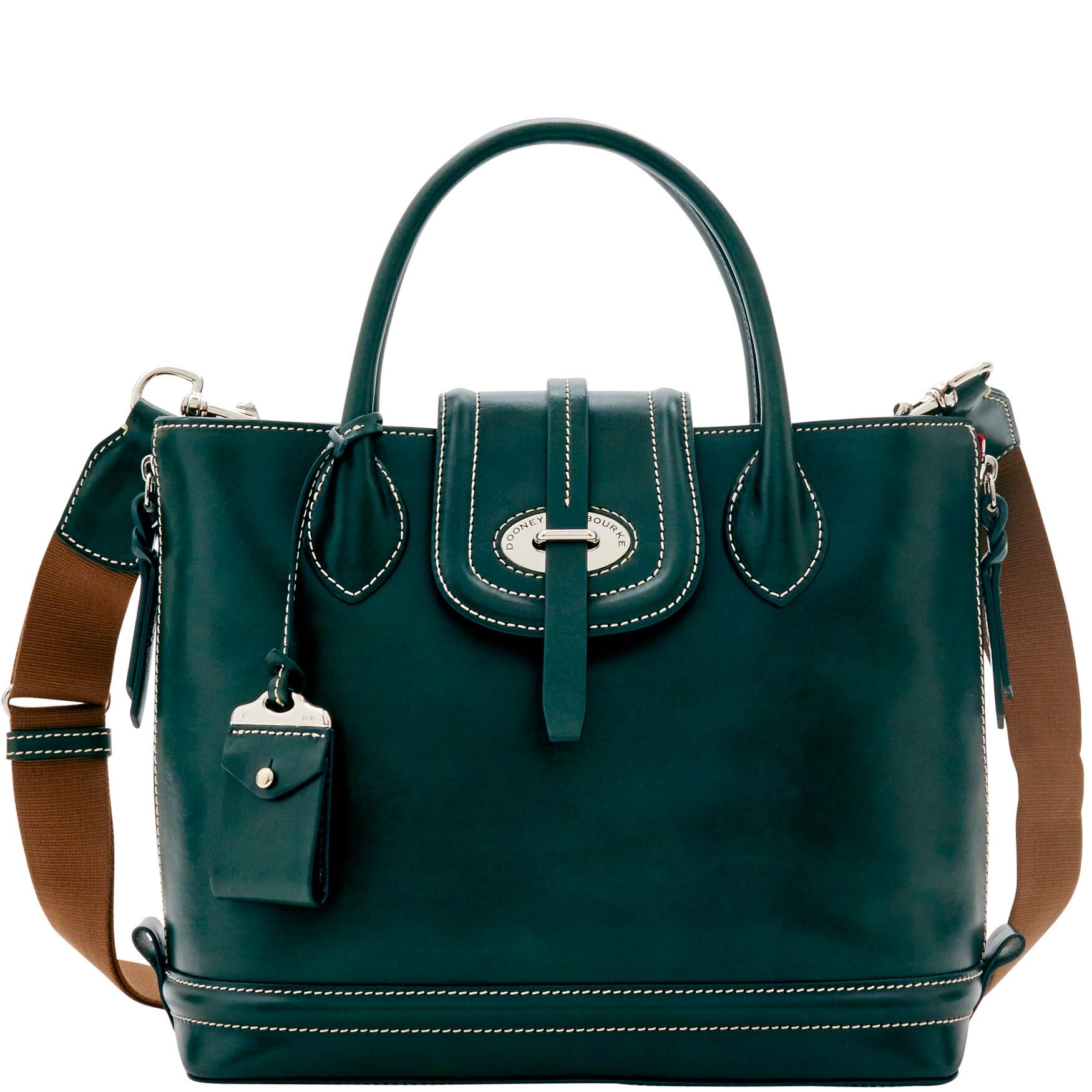 florentine toscana side zip satchel