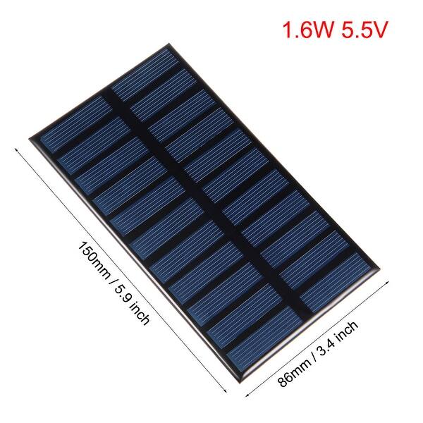 Shop 1 6w 5 5v Micro Solar Panel Module Diy Polysilicon For Toys Charger Overstock 26852436
