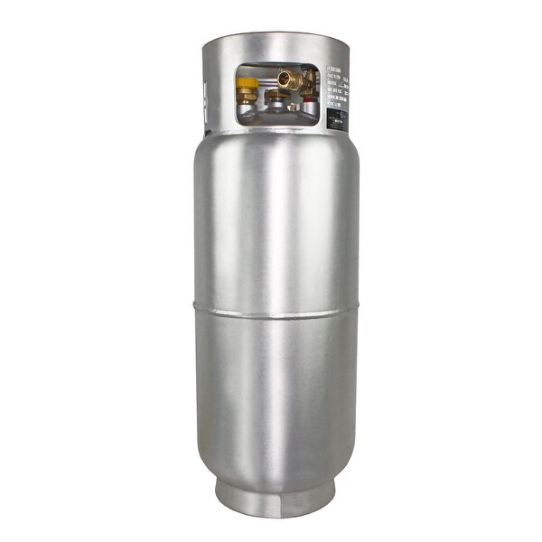 Flame King 43.5LB Aluminum Forklift Propane Tank with Gauge