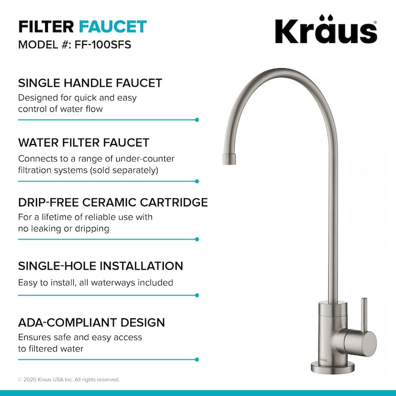 Kraus Britt 1.8 GPM Single Hole Faucet