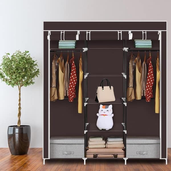 https://ak1.ostkcdn.com/images/products/is/images/direct/14af9d1b047924c43143e183283d4a770ed55da7/69%22-Portable-Clothes-Closet-Non-Woven-Fabric-Wardrobe-Double-Rod-Storage%2CBrown.jpg?impolicy=medium