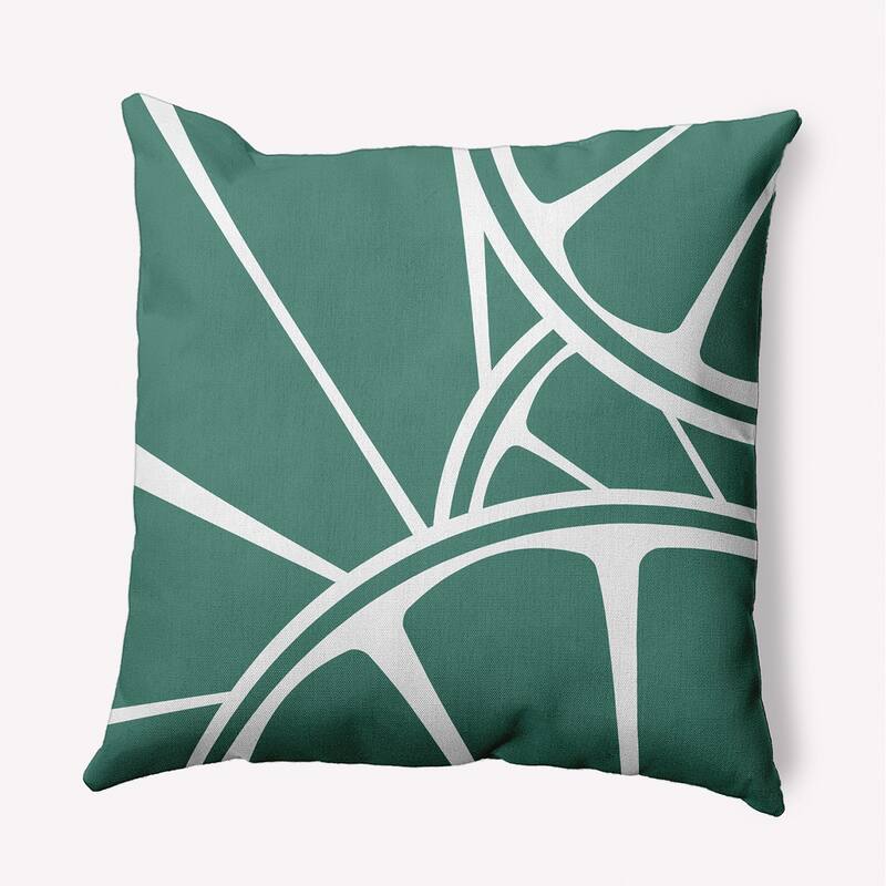 Fruit Wedges Decorative Throw Pillow - 16" x 16" - Green Mint