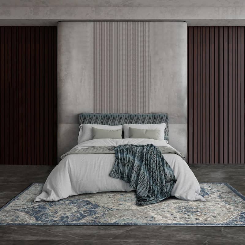 Luxe Weavers Floral Oriental Area Rug, Stain-Resistant Carpet