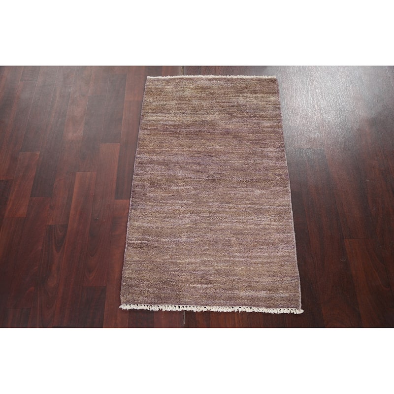 Gabbeh Kashkoli Oriental Contemporary Area Rug Handmade Wool Carpet - 2'1" x 3'5"