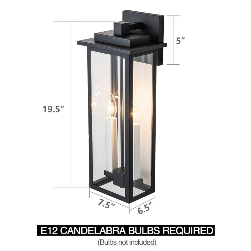 19.5" Outdoor Wall Sconce - 1 pack