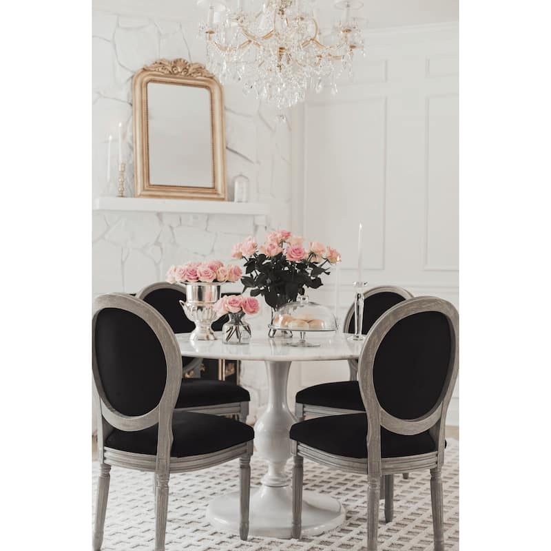 SAFAVIEH Rona Parisian Oval Dining Chair (Set of 2) - 20Wx20Dx39H
