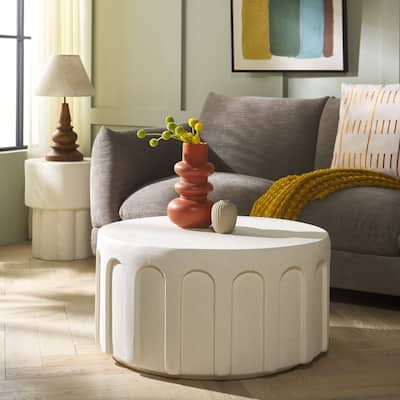 SAFAVIEH Nikolaus Coffee Table (Fully Assembled) - 30"W x 30"D x 14"H