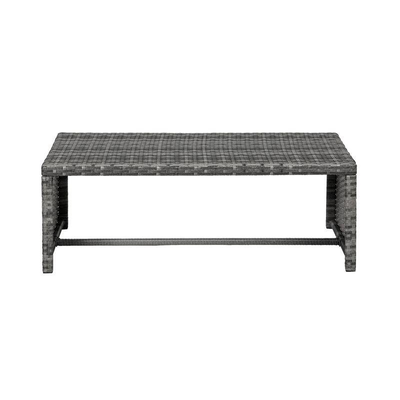 Audy Outdoor 4-Piece Cushioned Rattan Patio Furniture Chat Set