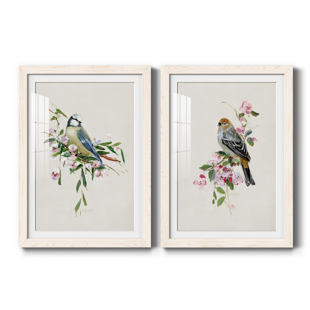 Spring Song Blue Bird-Premium Framed Print - Ready to Hang