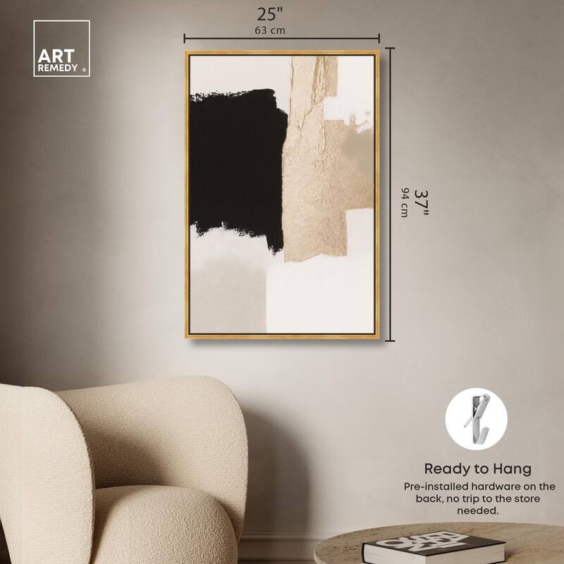 Earth and Ink II Canvas by Art Remedy