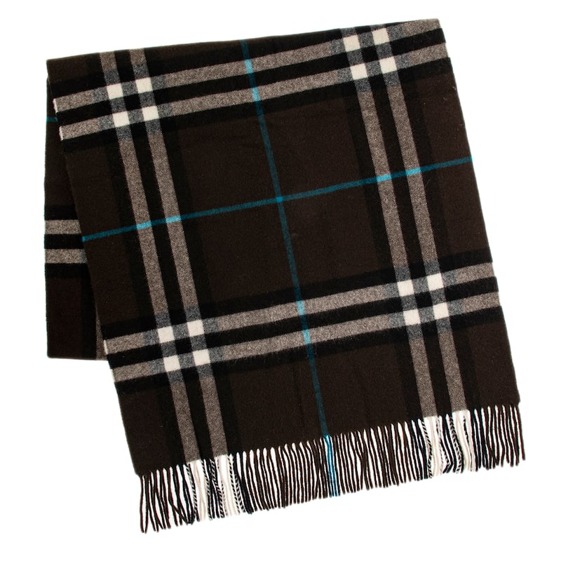 Burberry Check Oversized Cashmere Scarf
