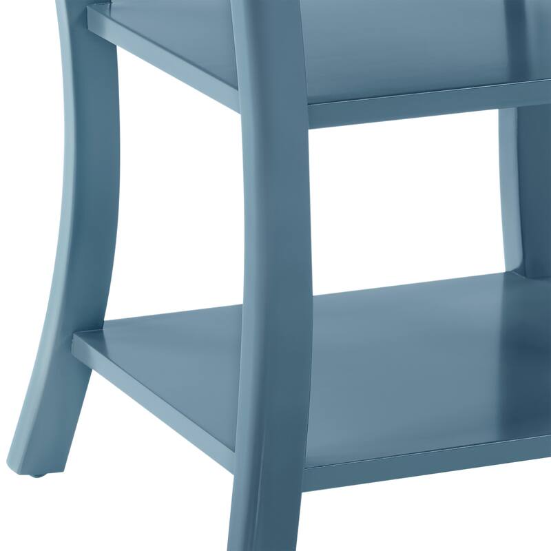 Golden Side Square Table