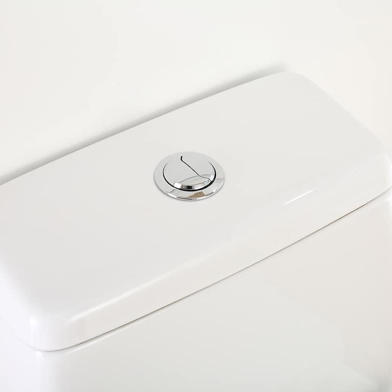 Jade One-Piece Elongated Toilet With Dual Flush and Soft Close Seat - White