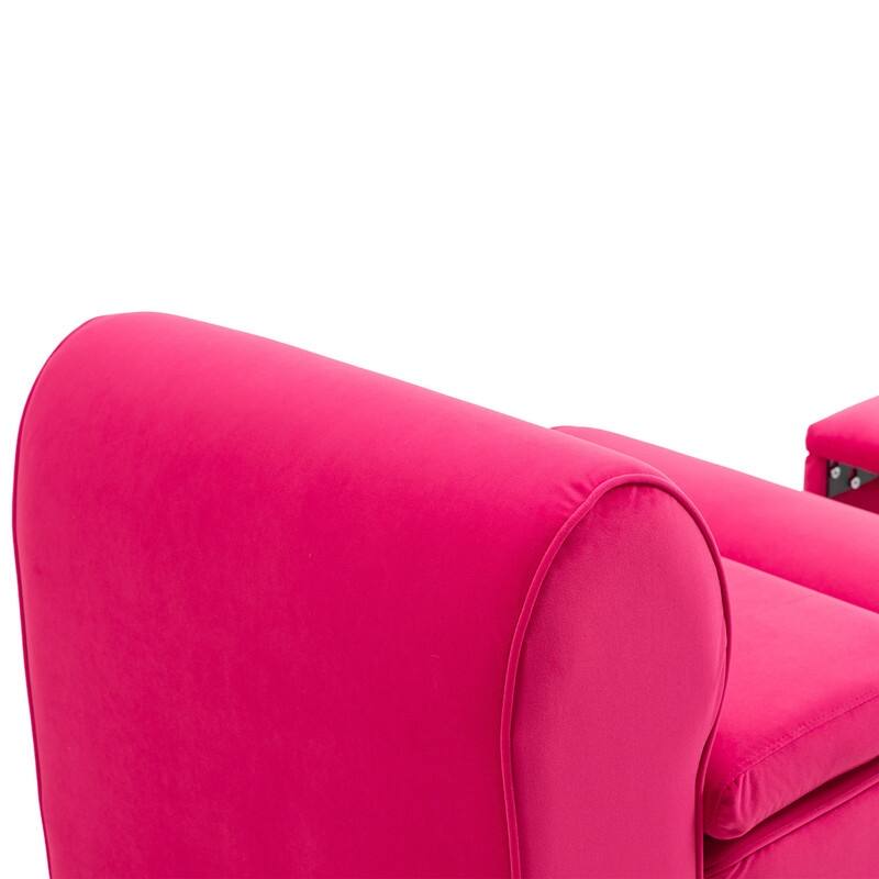 Accent Chair with Ottoman, Cushioned Deep Seat No Armrest Accent Single