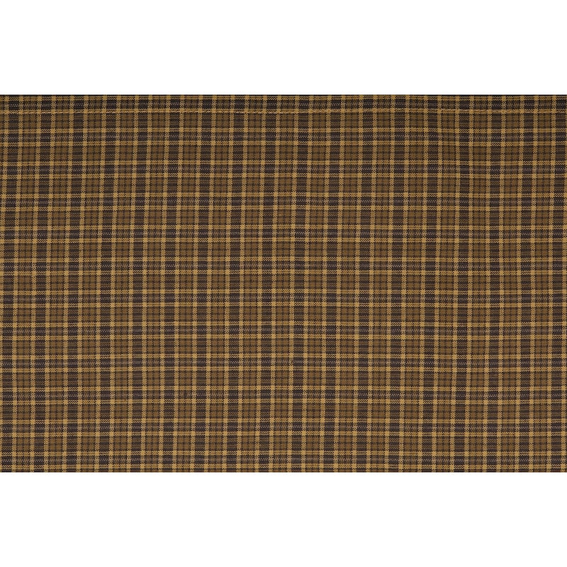 Tea Cabin Green Plaid Valance 16x60