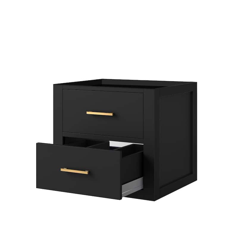 Castor Bath Vanity No Top, No Faucet, No Mirror