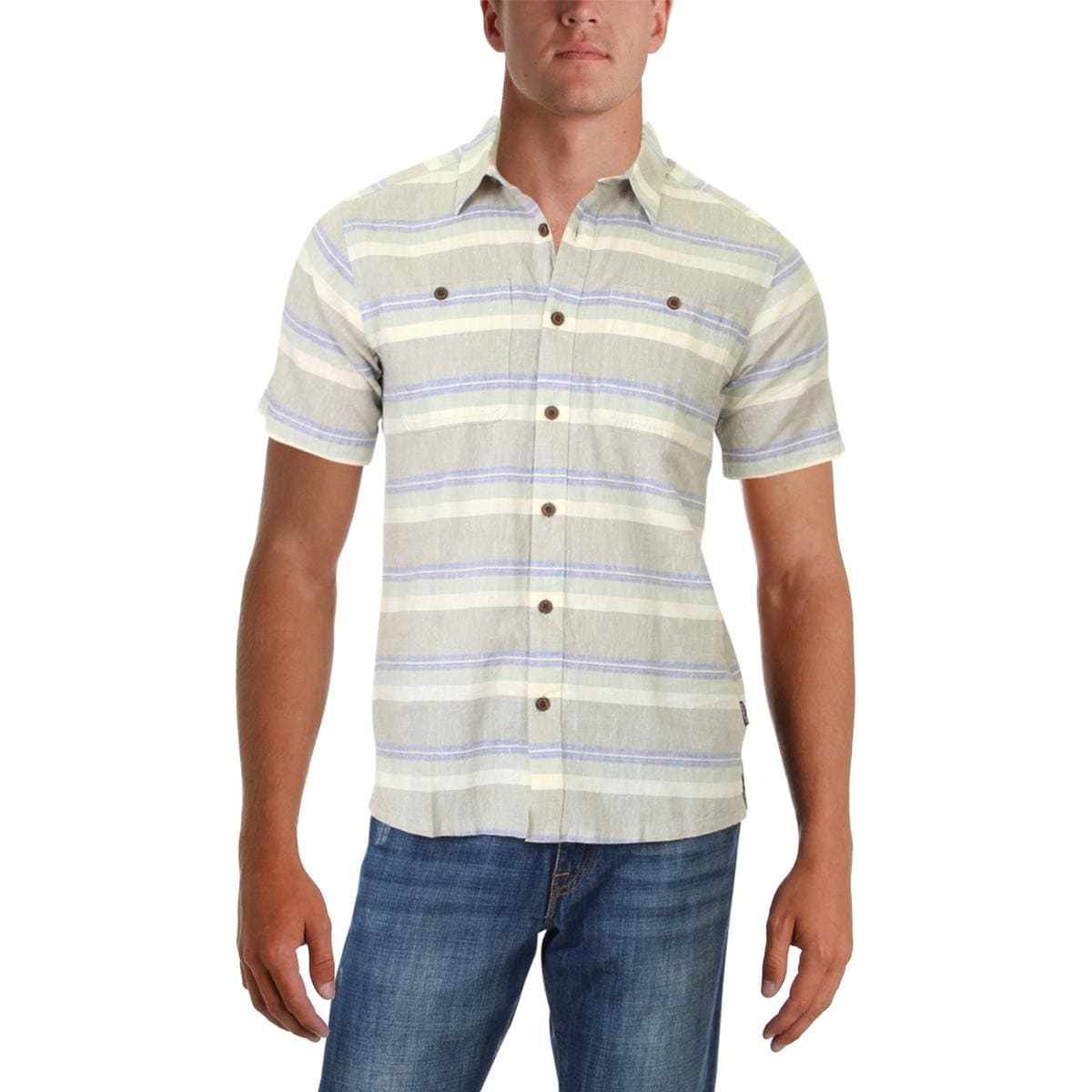 patagonia organic cotton button down shirt