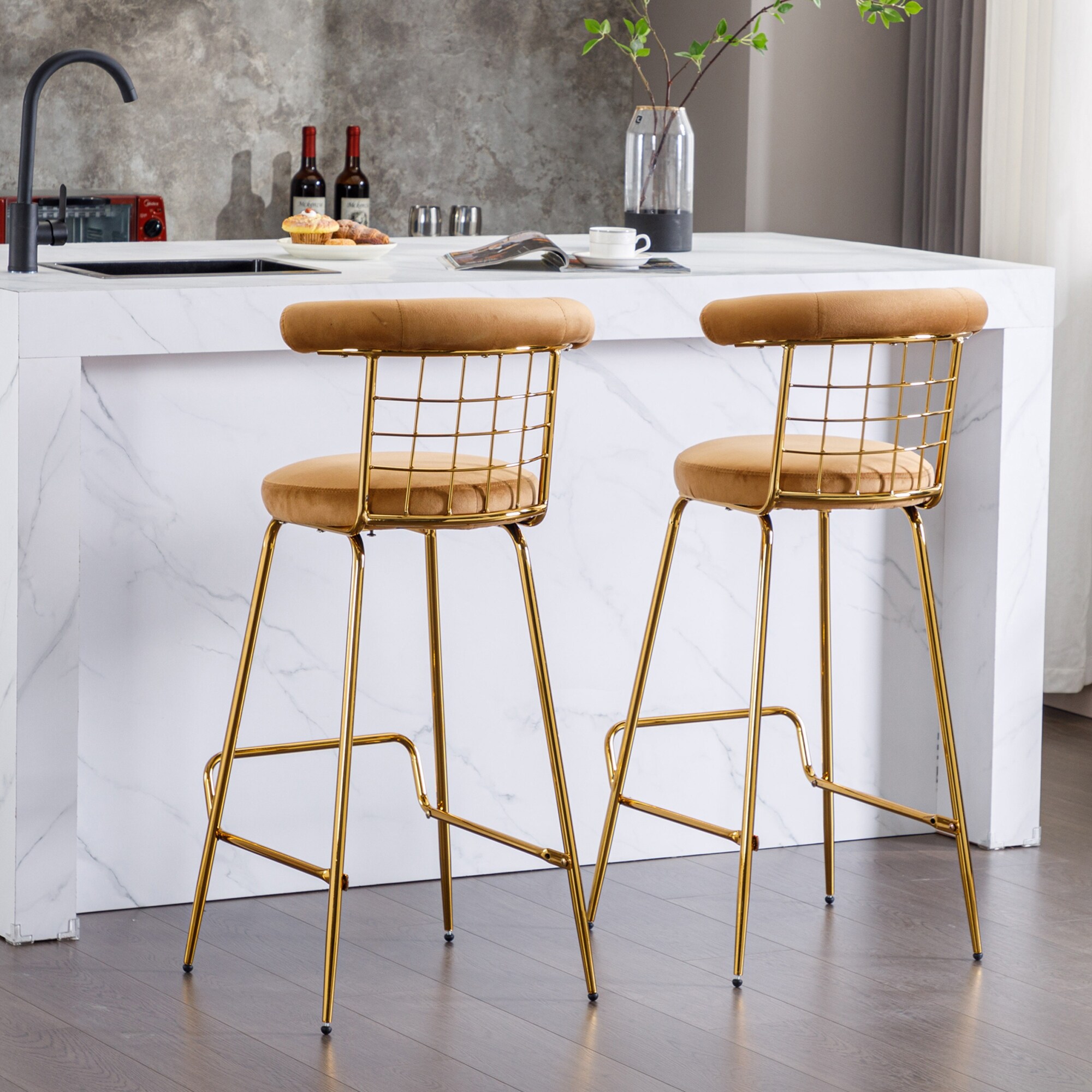 Bar stools with brass legs deals