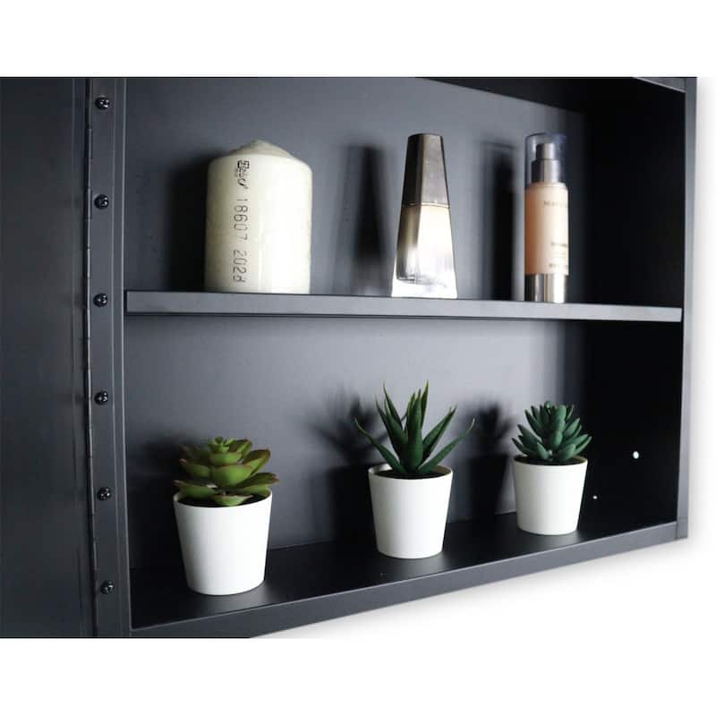 20x28 Surface or Recessed Mount Bathroom Medicine Cabinet with Mirror