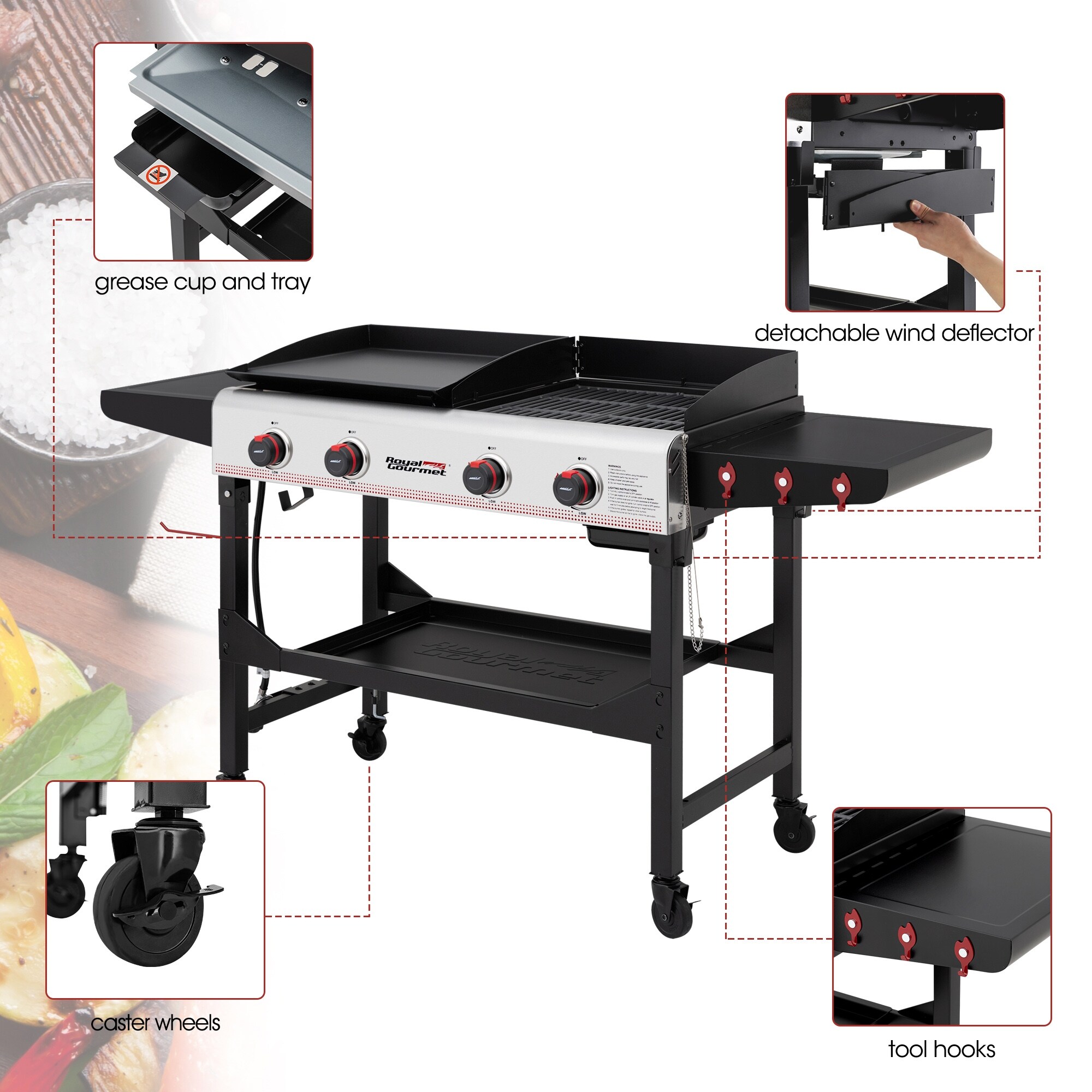 https://ak1.ostkcdn.com/images/products/is/images/direct/14b325e4958295a9f61cad151a1c8a55b78904d1/Royal-Gourmet-GD403-4-Burner-Portable-Flat-Top-Gas-Grill-and-Griddle-Combo-Grill-with-Folding-Legs%2C-48%2C000-BTU%2C-Black-%26-Silver.jpg