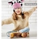 preview thumbnail 7 of 5, Dollibu Collection of 4 Farm Animal Super Soft Hats With Ear Flaps
