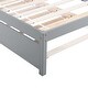 preview thumbnail 6 of 7, Twin Size Simple Yet Elegant Wood Platform Bed with Trundle and Ten Supporting Slats