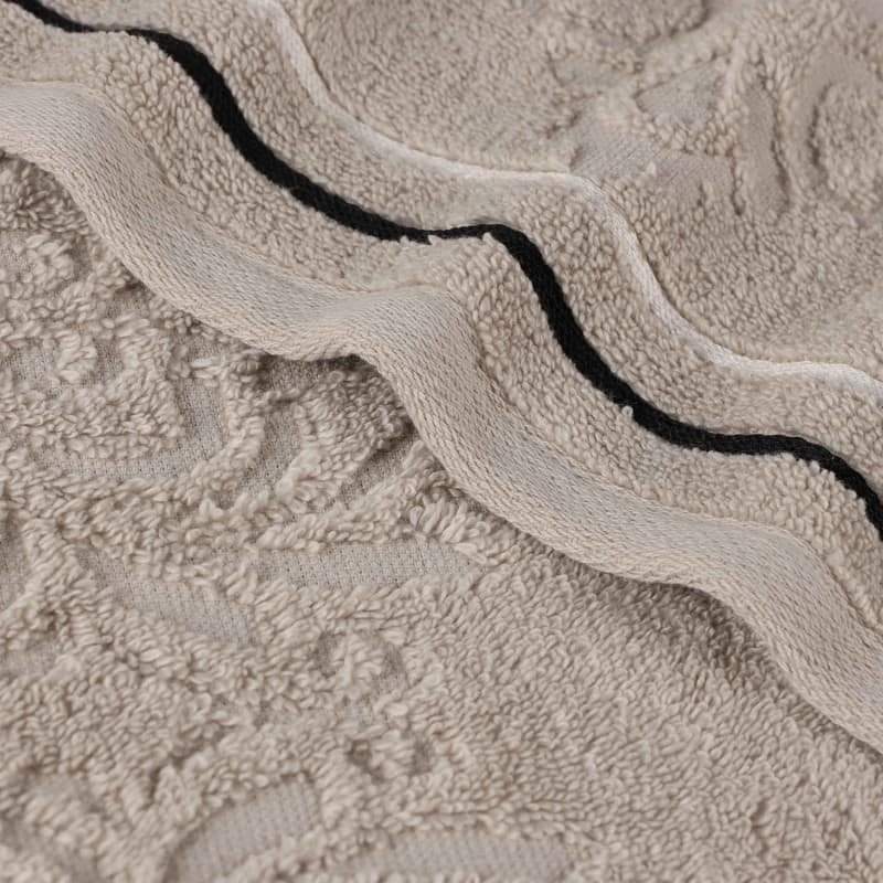 Superior Sadie Zero Twist Cotton Solid and Floral 6 Piece Towel Set