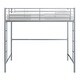 preview thumbnail 2 of 4, Walker Edison Abner Silver Metal Full Size Loft Bed