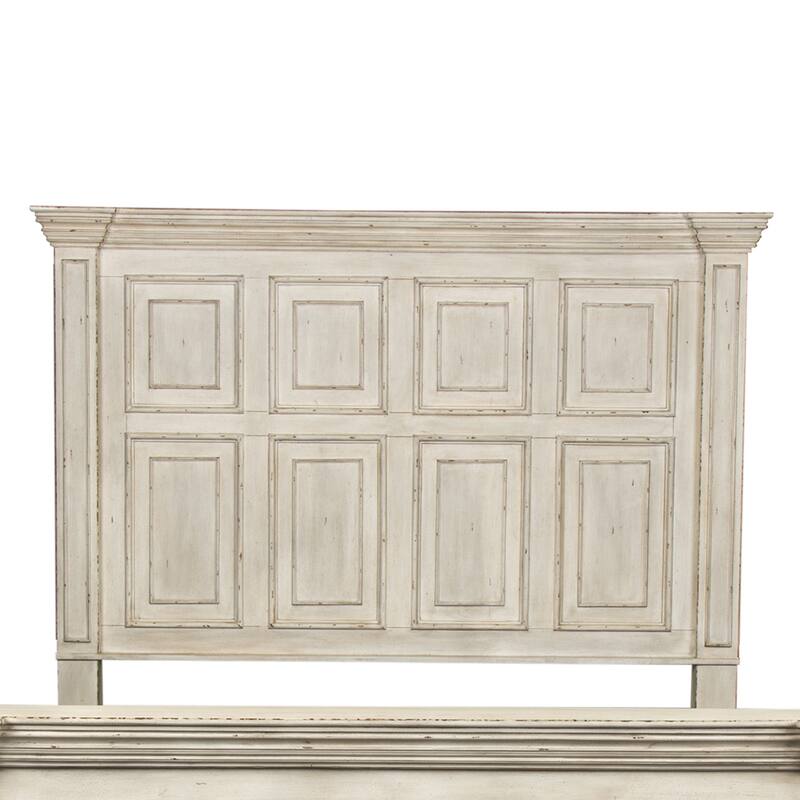 Big Valley Whitestone Distressed King California Panel Bed