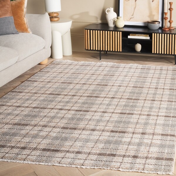 Fpar ラグ　wtaps rug SAFAVIEH Oxford Plaids Dagmara Farmhouse Rug - On Sale - Bed Bath