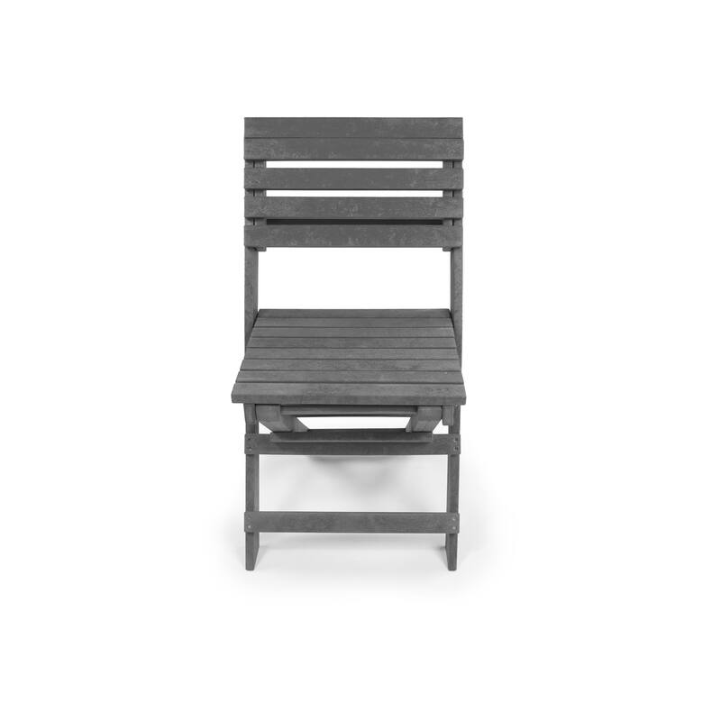 Las Cabos Fully Assembled All-Weather Outdoor Folding Bistro Set - 3-piece