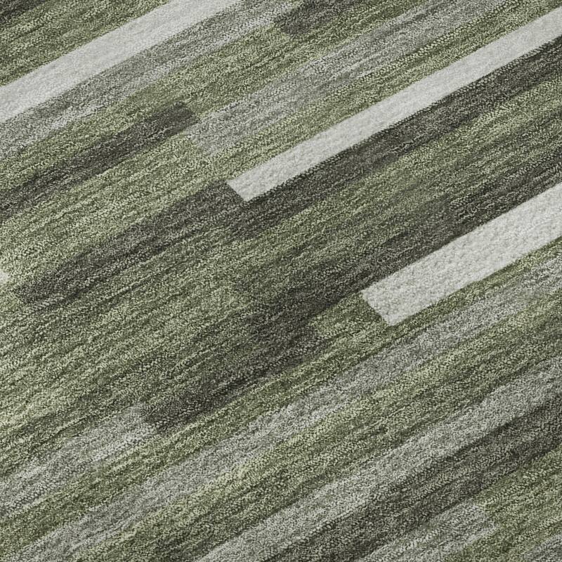Premium Washable Super Soft Geo Stripes Mayfield Rug