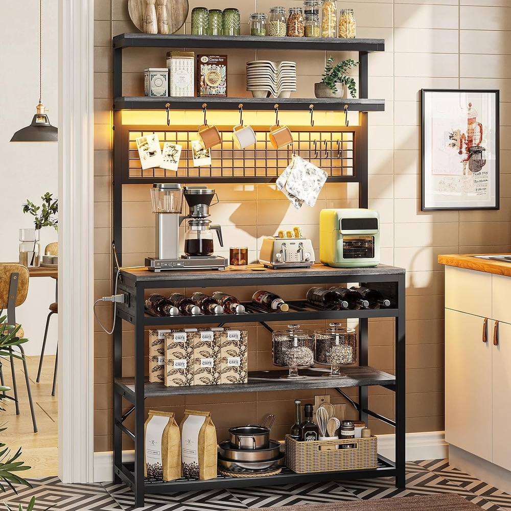 Grey Bakers Rack Kitchen Furniture Bed Bath Beyond