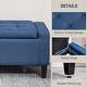 preview thumbnail 4 of 29, HOMCOM Ottoman Bench Tufted Storage Chest with Flipping Top, 36.25"W x 15.75"D x 15.75"H